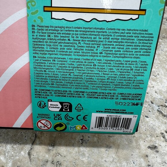 MGA's Mini Verse Make It Mini Food/Ice Cream Social 30 Pieces 8+ Years NIB - Picture 6 of 10